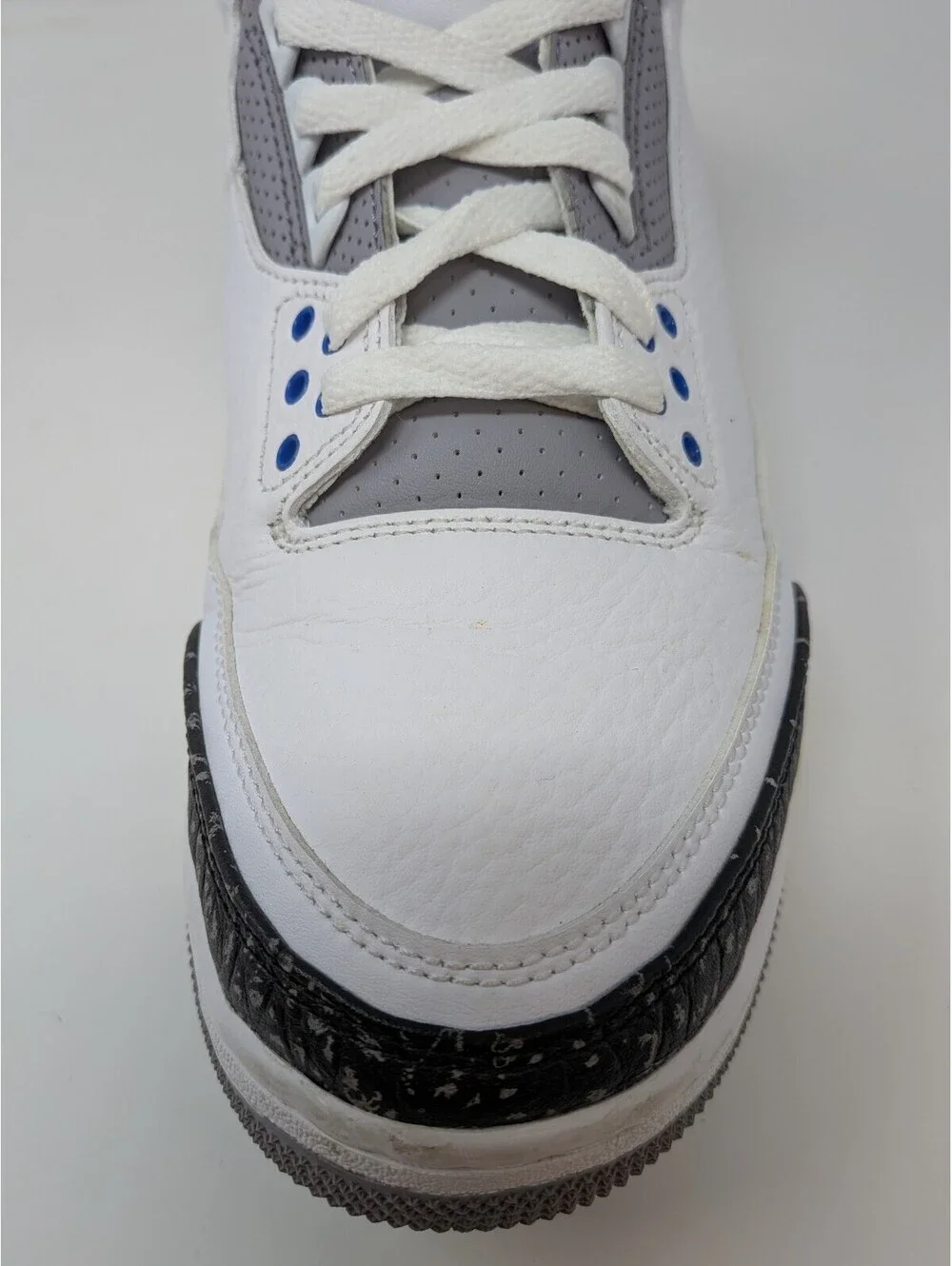 Air Jordan 3 Retro Racer Blue Men's Size 10 CT8532-145 White Black 2021